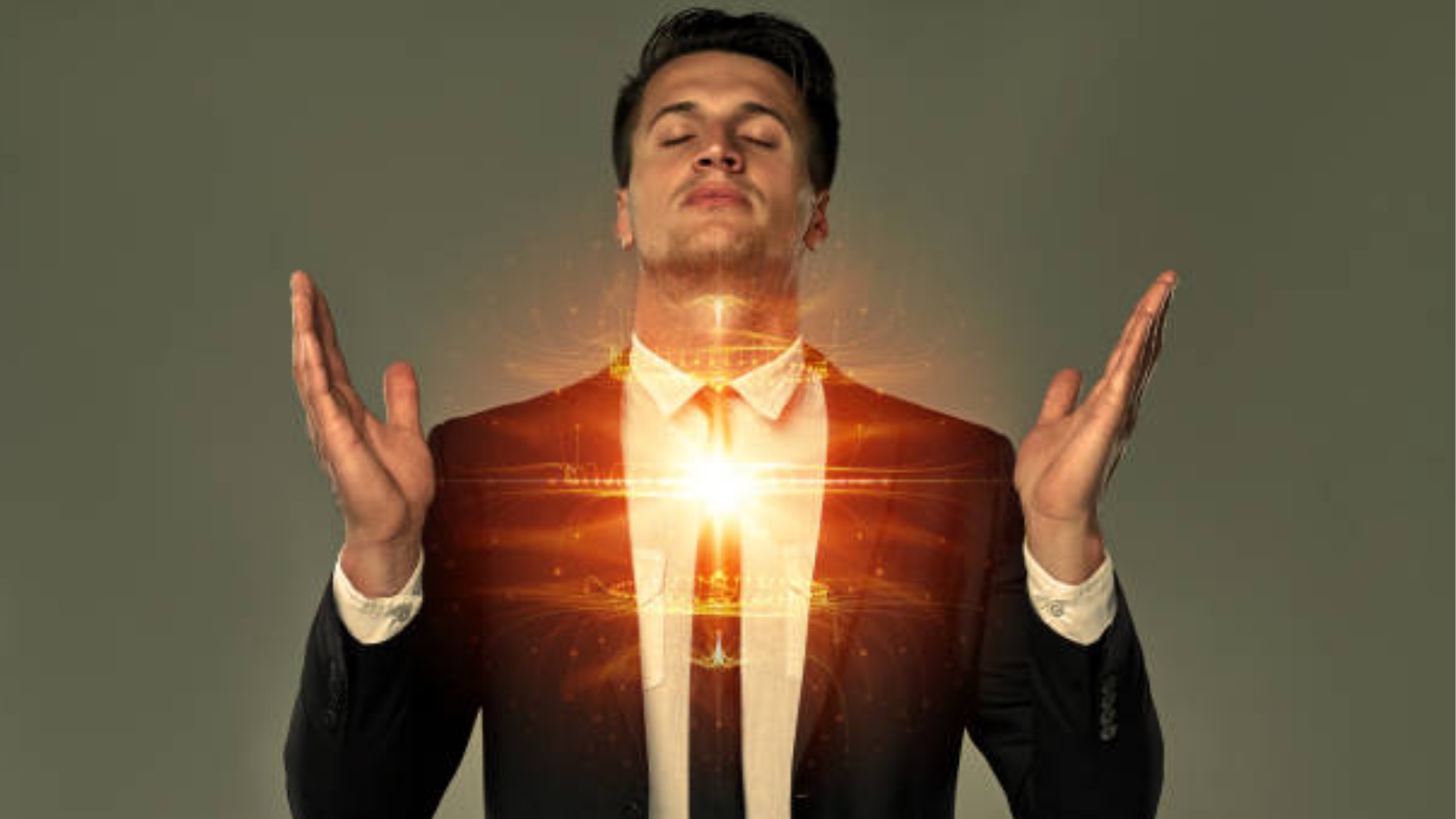 Man embracing self-mastery as the foundation of becoming a conscious king